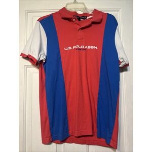 Us Polo Association Slim Fit Men's Size Medium, Short Sleeve Polo Shirt‎